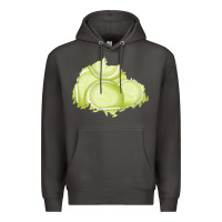 Smoke tennis patch Premium Hoodie - AdoDesignShop