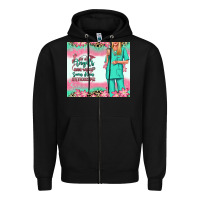 Black not all angels have wings blonde nurse Zipper Hoodie - RanaPortraitStore