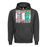 Not All Angels Have Wings Blonde Nurse Zipper Hoodie | Teevron