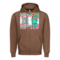 Chestnut not all angels have wings blonde nurse Zipper Hoodie - RanaPortraitStore