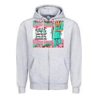 Heather Grey not all angels have wings blonde nurse Zipper Hoodie - RanaPortraitStore