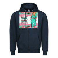 Navy not all angels have wings blonde nurse Zipper Hoodie - RanaPortraitStore