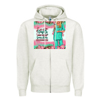Oatmeal Heather not all angels have wings blonde nurse Zipper Hoodie - RanaPortraitStore