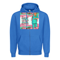 True Royal not all angels have wings blonde nurse Zipper Hoodie - RanaPortraitStore