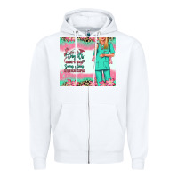 White not all angels have wings blonde nurse Zipper Hoodie - RanaPortraitStore