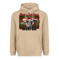 Mushroom merry christmas heifer Heavyweight Hoodie - RanaPortraitStore