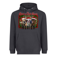 Smoke merry christmas heifer Heavyweight Hoodie - RanaPortraitStore