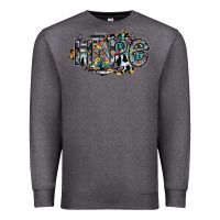Charcoal Heather hope Premium Sweatshirt - SublimationCraftShop