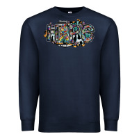 Navy hope Premium Sweatshirt - SublimationCraftShop