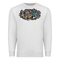 Oatmeal Heather hope Premium Sweatshirt - SublimationCraftShop