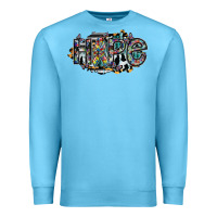 Ocean Blue hope Premium Sweatshirt - SublimationCraftShop