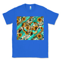 True Royal leopard sunflower hearts Classic Tee - RanaPortraitStore