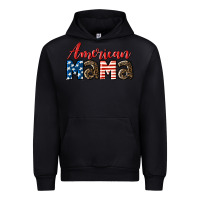 Black Western American Mama Urban Hoodie - LillyAllenDesigns