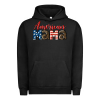 Pigment Black Western American Mama Urban Hoodie - LillyAllenDesigns