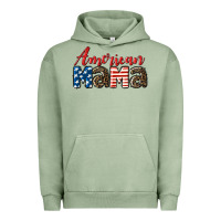 Pigment Oil Green Western American Mama Urban Hoodie - LillyAllenDesigns