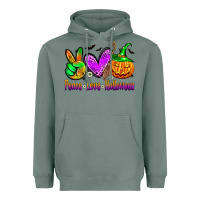Sage peace love halloween Heavyweight Hoodie - Zillion Design Studio