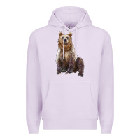 Lilac bear Premium Hoodie - Artiststas