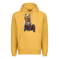 Mustard bear Premium Hoodie - Artiststas