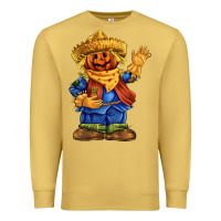 Antique Gold scarecrow Premium Sweatshirt - FaDigitalArtStudio