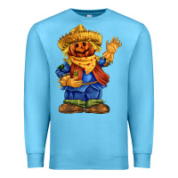Ocean Blue scarecrow Premium Sweatshirt - FaDigitalArtStudio