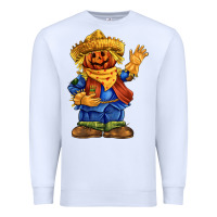White scarecrow Premium Sweatshirt - FaDigitalArtStudio
