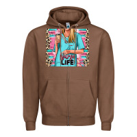 Chestnut nurse life blonde woman Zipper Hoodie - RanaPortraitStore