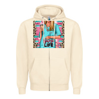 Sandshell nurse life blonde woman Zipper Hoodie - RanaPortraitStore