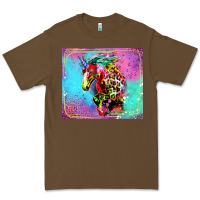 Cacao Colorful Unicorn Horse Premium Tee - LillyAllenDesigns