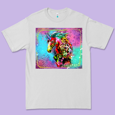 Colorful Unicorn Horse Premium Tee Designed By Lillyallendesigns