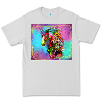 Dove Grey Colorful Unicorn Horse Premium Tee - LillyAllenDesigns