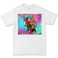 White Colorful Unicorn Horse Premium Tee - LillyAllenDesigns
