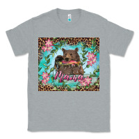 Heather Grey mama bear haunting fish floral Classic Tee - RanaPortraitStore