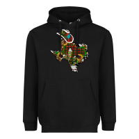 Black christmas texas Heavyweight Hoodie - RanaPortraitStore