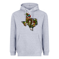 Heather Grey christmas texas Heavyweight Hoodie - RanaPortraitStore
