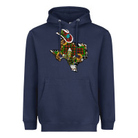 Navy christmas texas Heavyweight Hoodie - RanaPortraitStore