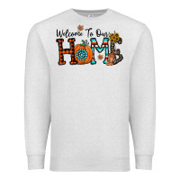 Oatmeal Heather welcome to our home Premium Sweatshirt - CowhideDigitalArt