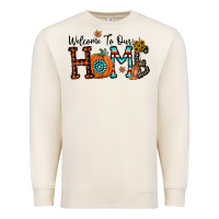 Sandshell welcome to our home Premium Sweatshirt - CowhideDigitalArt