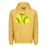 Antique Gold softball patch Premium Hoodie - AdoDesignShop