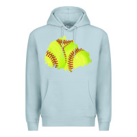 Blue Mist softball patch Premium Hoodie - AdoDesignShop