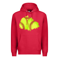 Cardinal softball patch Premium Hoodie - AdoDesignShop