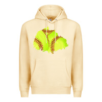 Pina Colada softball patch Premium Hoodie - AdoDesignShop