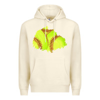 Sandshell softball patch Premium Hoodie - AdoDesignShop
