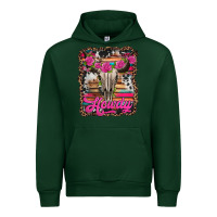 Forest Green howdy valentine's day bull skull Urban Hoodie - Jasminsmagicworld