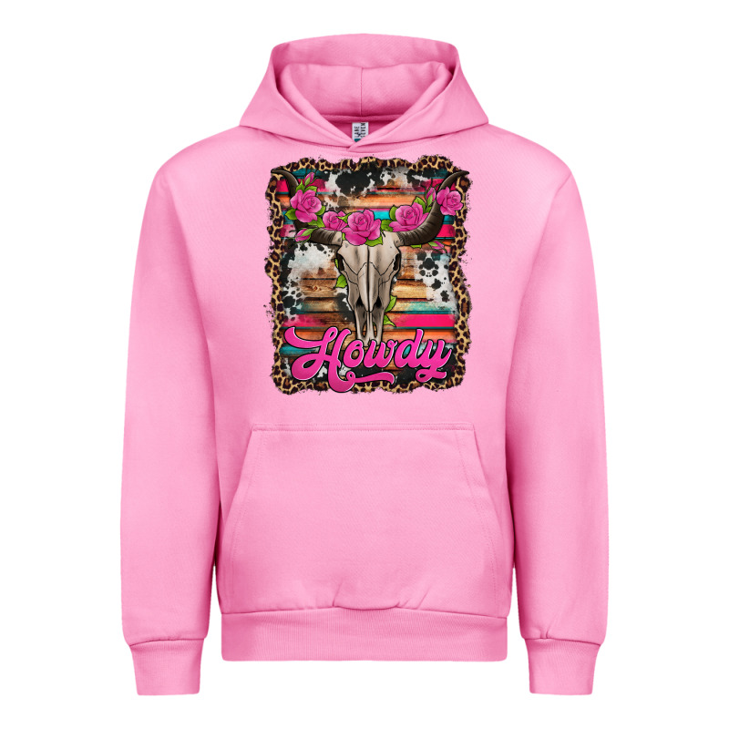 Howdy Valentine's Day Bull Skull Urban Hoodie by Jasminsmagicworld | Teevron