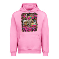 Fuchsia Pink howdy valentine's day bull skull Urban Hoodie - Jasminsmagicworld