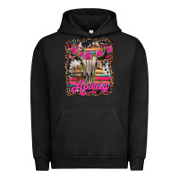 Pigment Black howdy valentine's day bull skull Urban Hoodie - Jasminsmagicworld