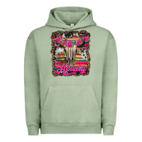 Pigment Oil Green howdy valentine's day bull skull Urban Hoodie - Jasminsmagicworld
