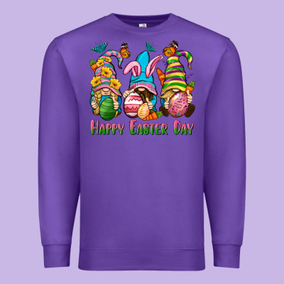 Happy Easter Day Gnomies Premium Sweatshirt Designed By Neo Western
