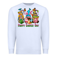 White Happy Easter Day gnomies Premium Sweatshirt - Neo Western