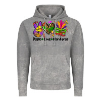 Cloud Rock peace love  mardi gras Vintage Hoodie - AdoDesignShop